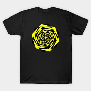 Black and Yellow Rose T-Shirt